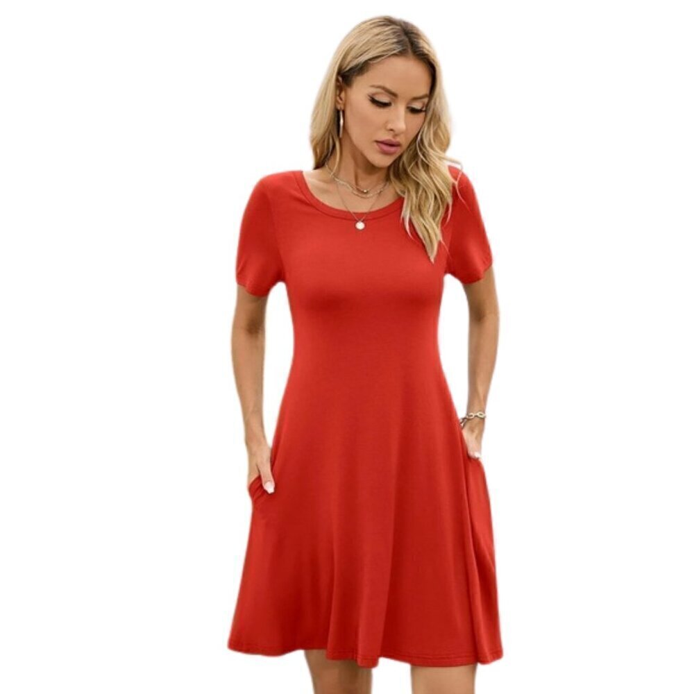 NWT Red Casual Dress - Size Medium